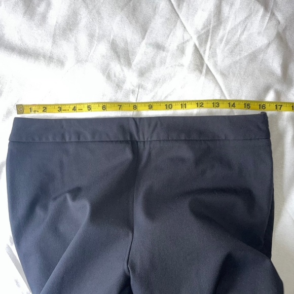 LANDS'END Women's Black Mid Rise Slim Leg Dress Pants - Picture 8 of 8